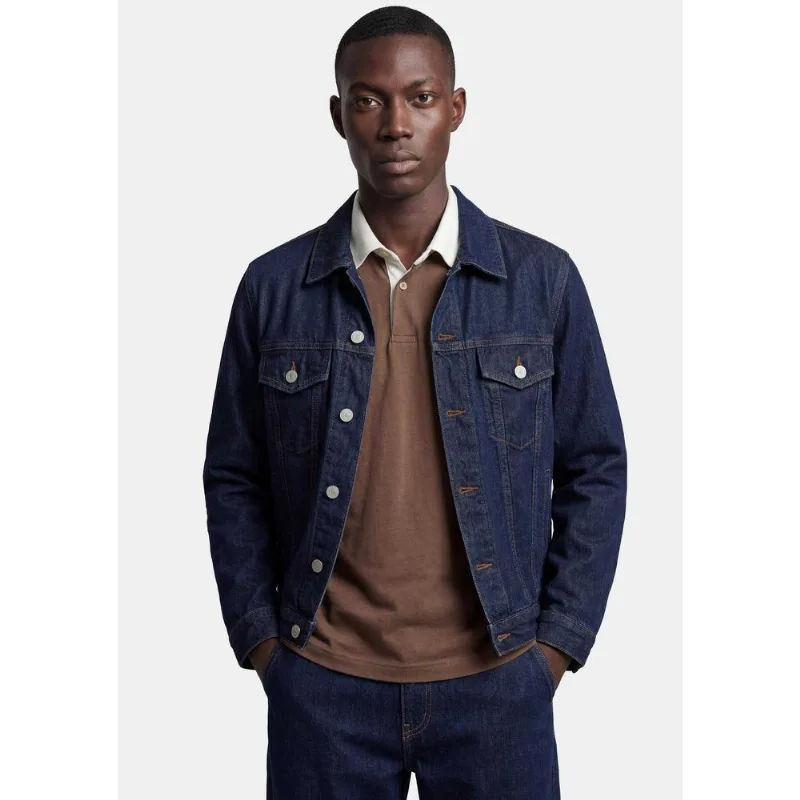 Jaqueta Jeans Masculina Trucker - Azul XXG