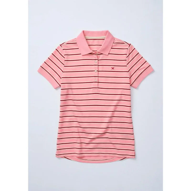 Polo Feminina Em Malha Piquet Fio Tinto - Rosa M