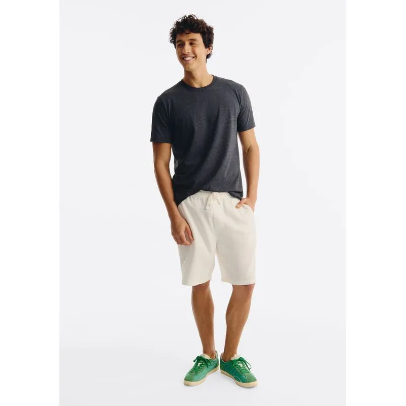 Bermuda Masculina Chino Taper Com Linho - Off white XXG