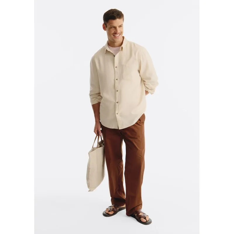 Calça Masculina Reta Chino - Marrom 038