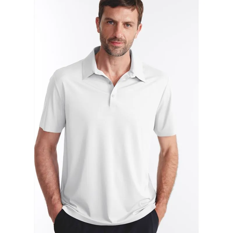 Camisa Polo Masculina Em Malha Tech - Branco M