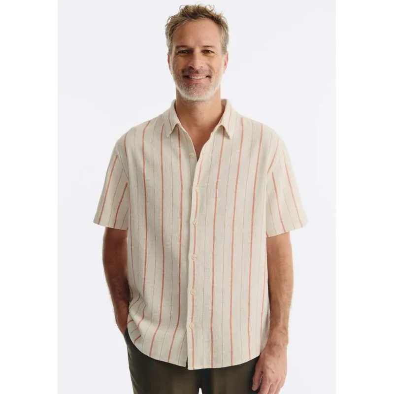 Camisa Masculina Fio Tinto Texturizada - Cinza G