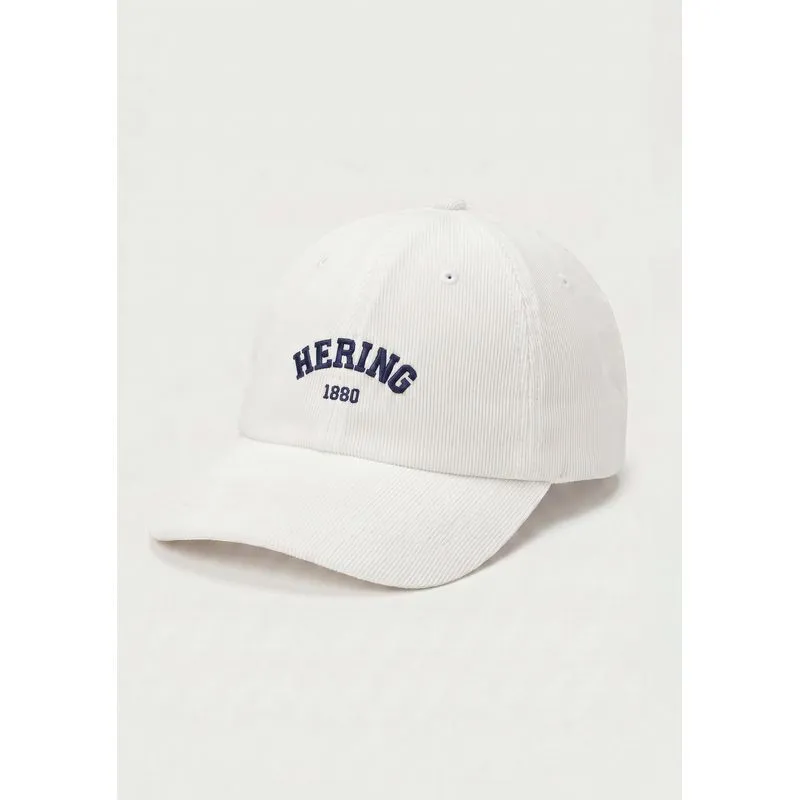 Boné Masculino Aba Curva Estonado Com Bordado - Off white UNI