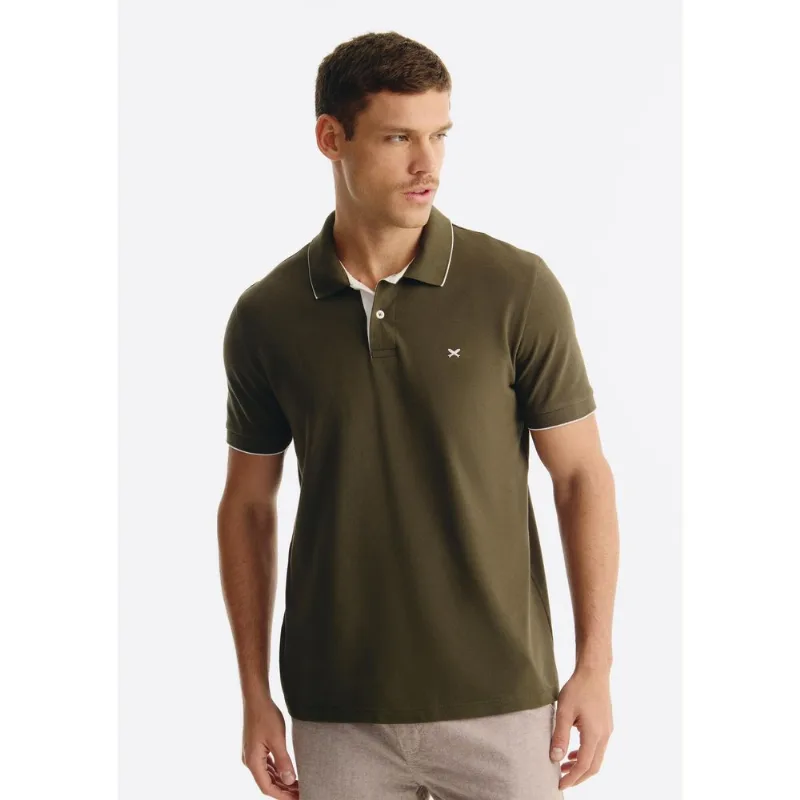 Polo Masculina Com Bordado Em Malha Premium - Verde XXG