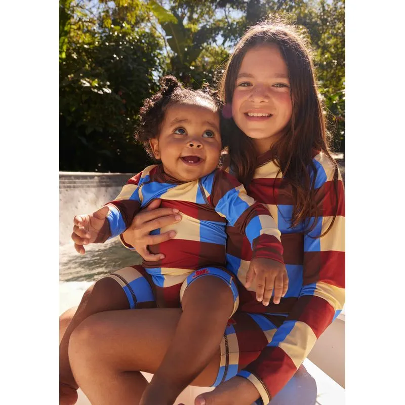Macaquinho Infantil Unissex Em Lycra Com Estampa Hering Kids + Renata Vanzetto - Marrom 008