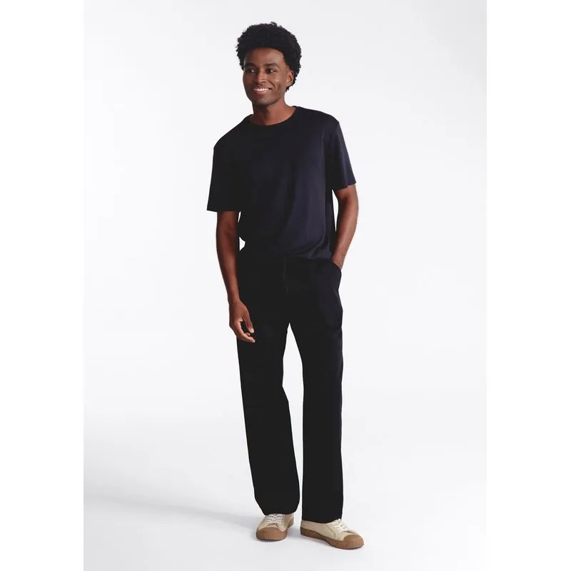 Calça Masculina Reta Em Sarja - Preto P