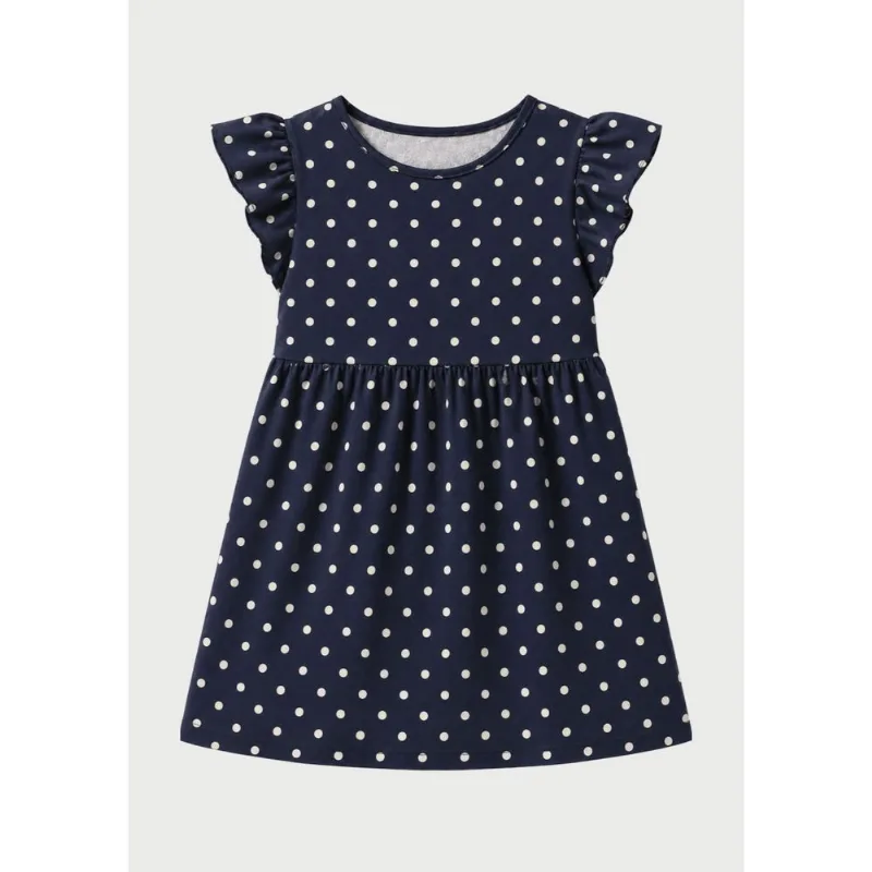 Vestido Infantil Toddler Estampado - Azul 004