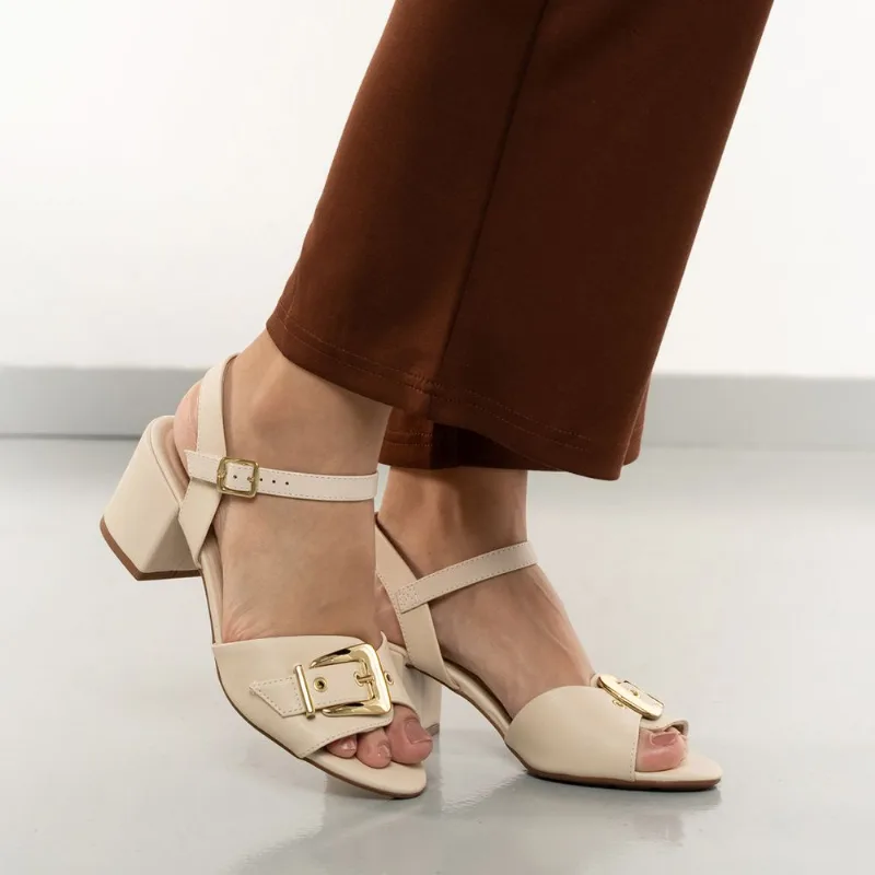 Sandália Modare Conforto Feminina Bege CREME - 39