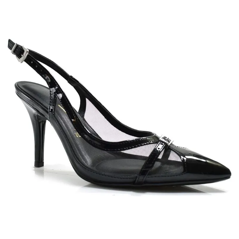 Scarpin de Salto Alto Feminino Vizzano Preto 1184.1802.30027 38