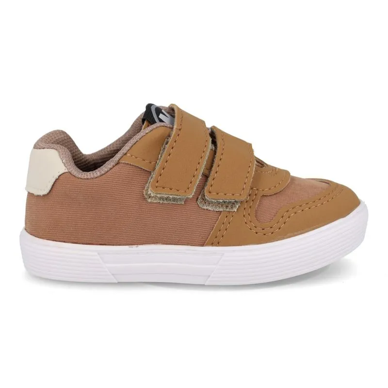 Tênis Casual Molekinho Velcro Infantil Caramelo CARAMELO/BRANCO OFF - 25