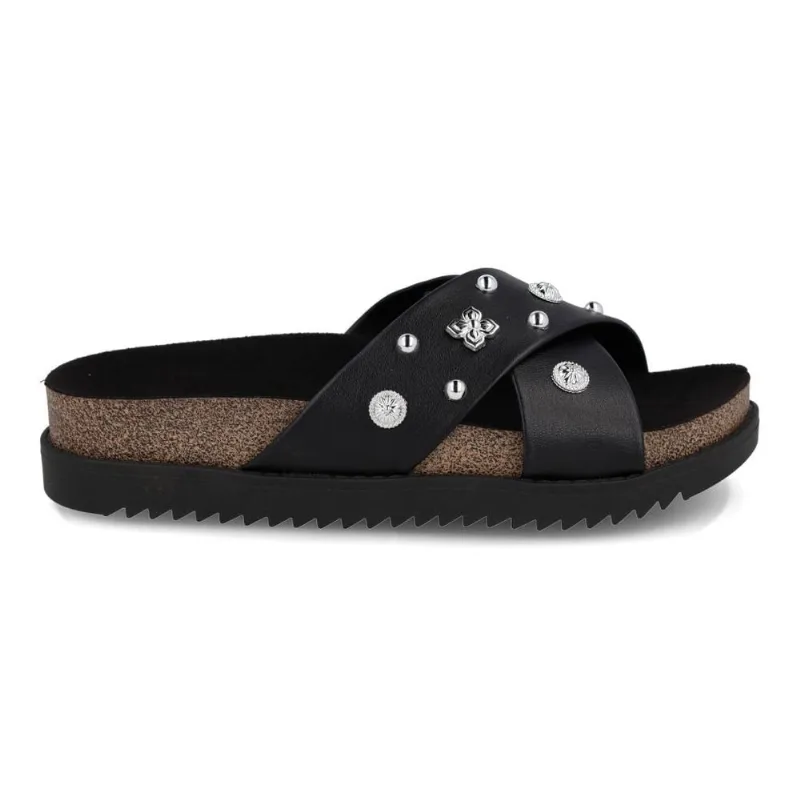 Tamanco Papete Moleca Turim Feminino Preto PRETO - 37