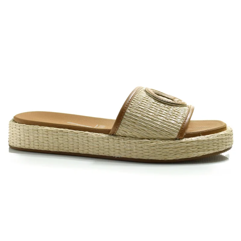 Sandália Flat Feminina Vizzano Bege 6506.123.30161 34