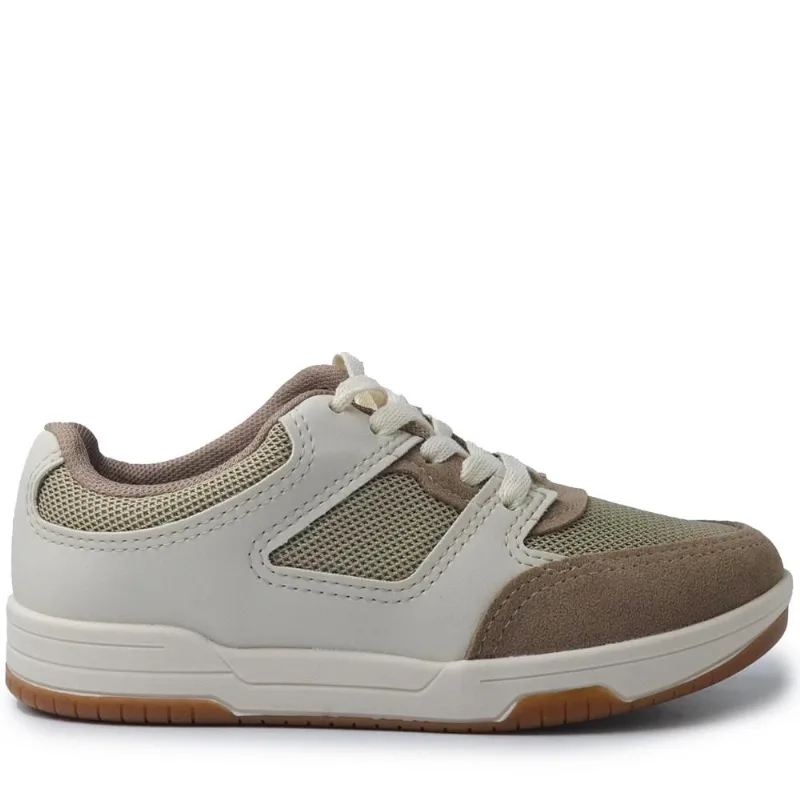 Sapatênis Infantil Molekinho Masculino 2852.117 30140 AREIA/BCO OFF 33