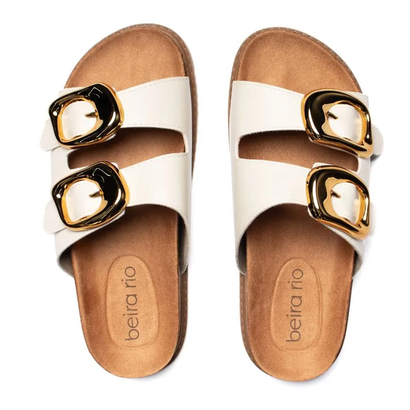 Chinelo Feminino Beira Rio Birken Napa Off White - 35