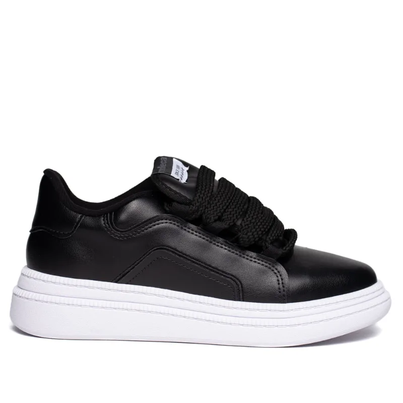 Tênis Feminino Moleca Urbano Napa Turim Preto - 34