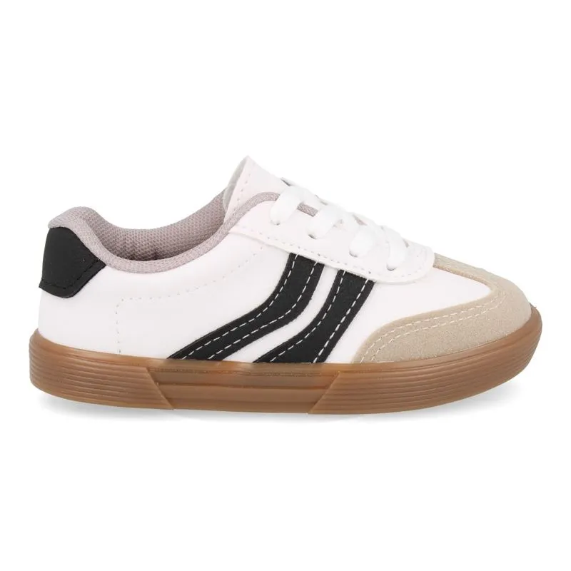 Tênis Molekinho Casual Infantil Branco BRANCO/BRANCO OFF/PRETO - 21