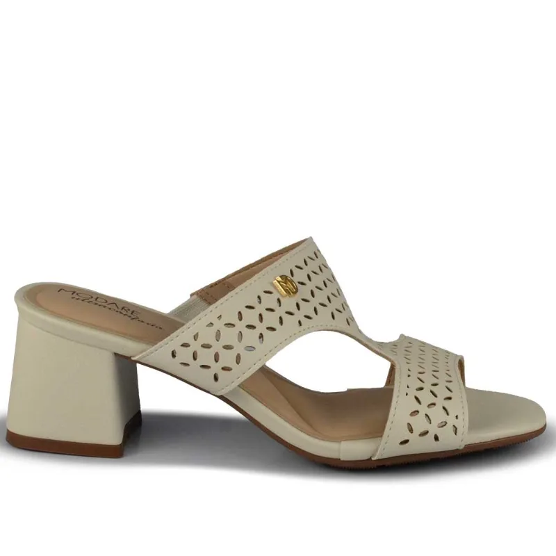 Tamanco Salto Bloco Modare Feminino 7172.126 21736 NP BCO OFF 33