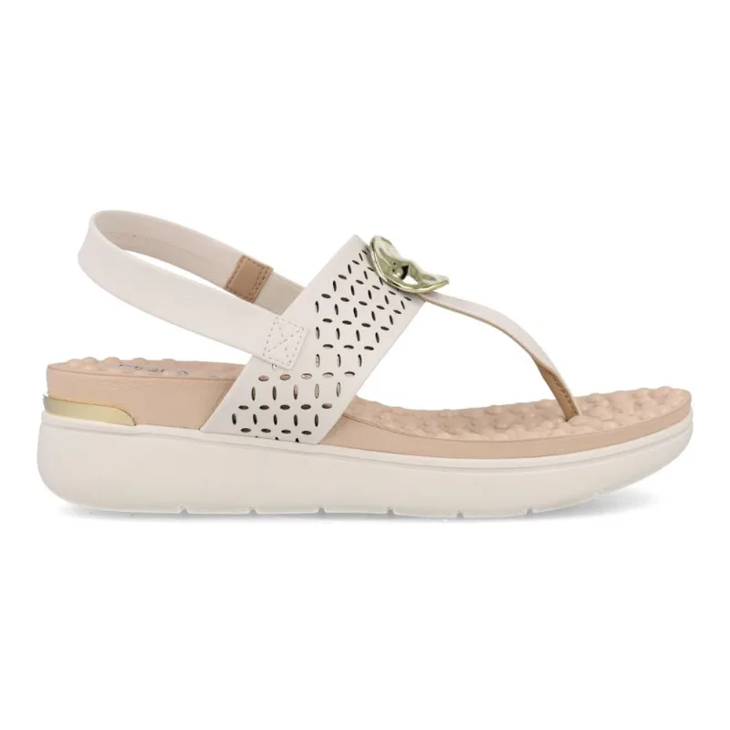 Sandália Casual Modare Floather Nature Feminina Branco Off 39