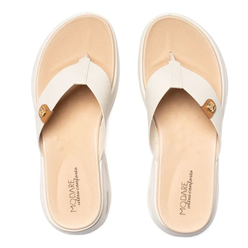 Chinelo Feminino Modare Napa Ultracomfy Off White/Bege - 37