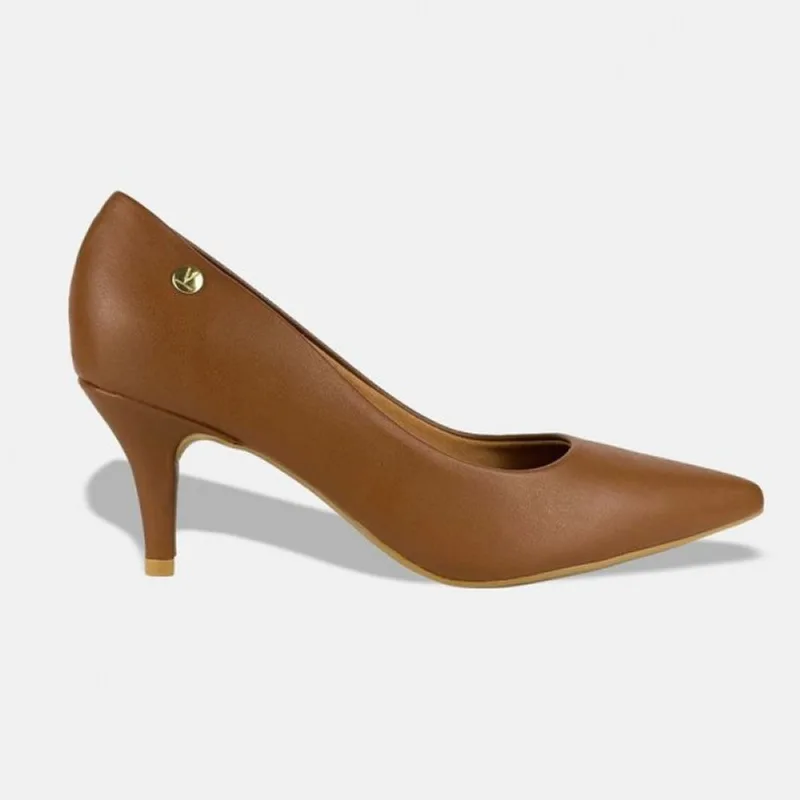 Sapato Scarpin Vizzano Bico Fino Salto Médio Pelica 1185.702.7286 38 / Marrom
