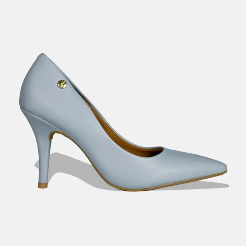 Sapato Scarpin Vizzano Bico Fino Salto Alto Pelica 1184.1101.7286 37 / Azul