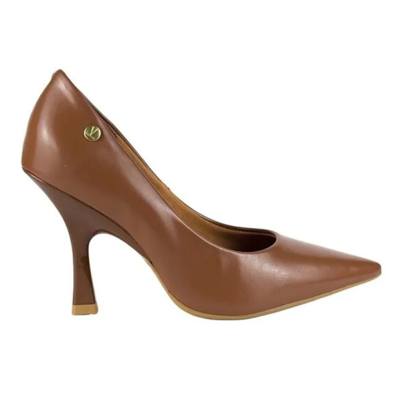 Sapato Scarpin Vizzano Salto Alto Fino Bico Fino 35 / Marrom