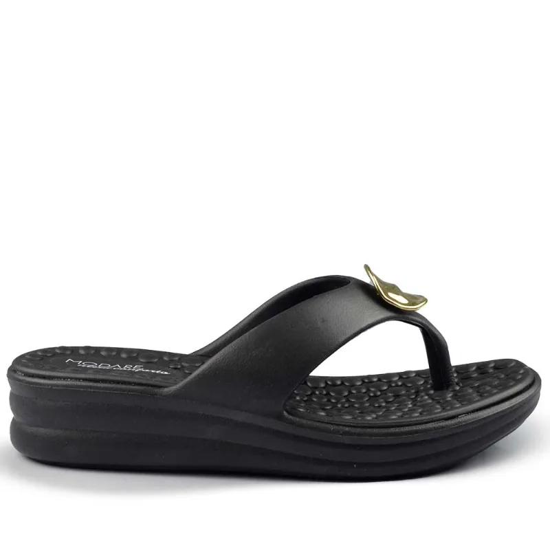 Chinelo Feminino Modare Nuvem Ultra Leve TM 7213.101 8159 PRETO 35