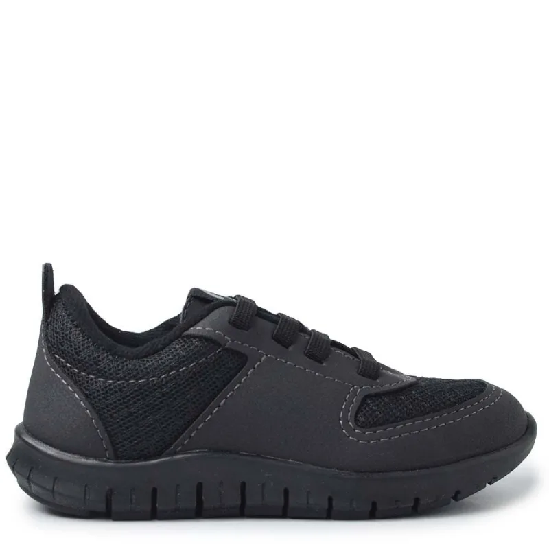 Tênis Infantil Molekinho Masculino 2643.104 27544 NYLON PRETO 24