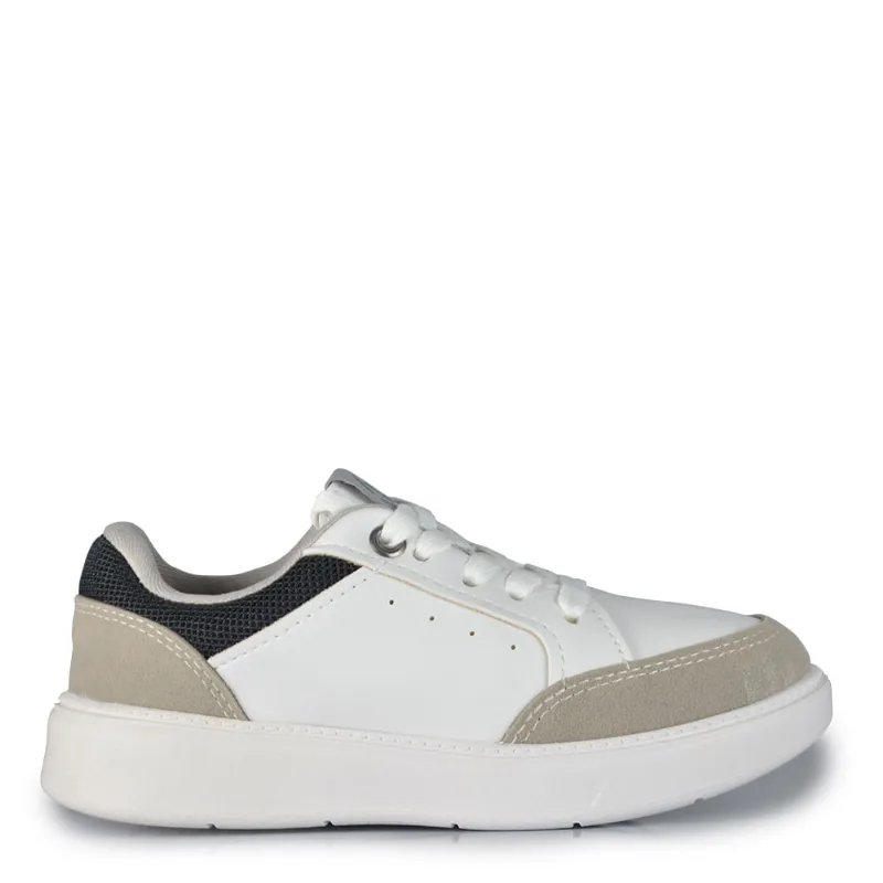 Sapatênis Infantil Molekinho Masculino 2861.117 30475 BCO/CZA/PRETO 30