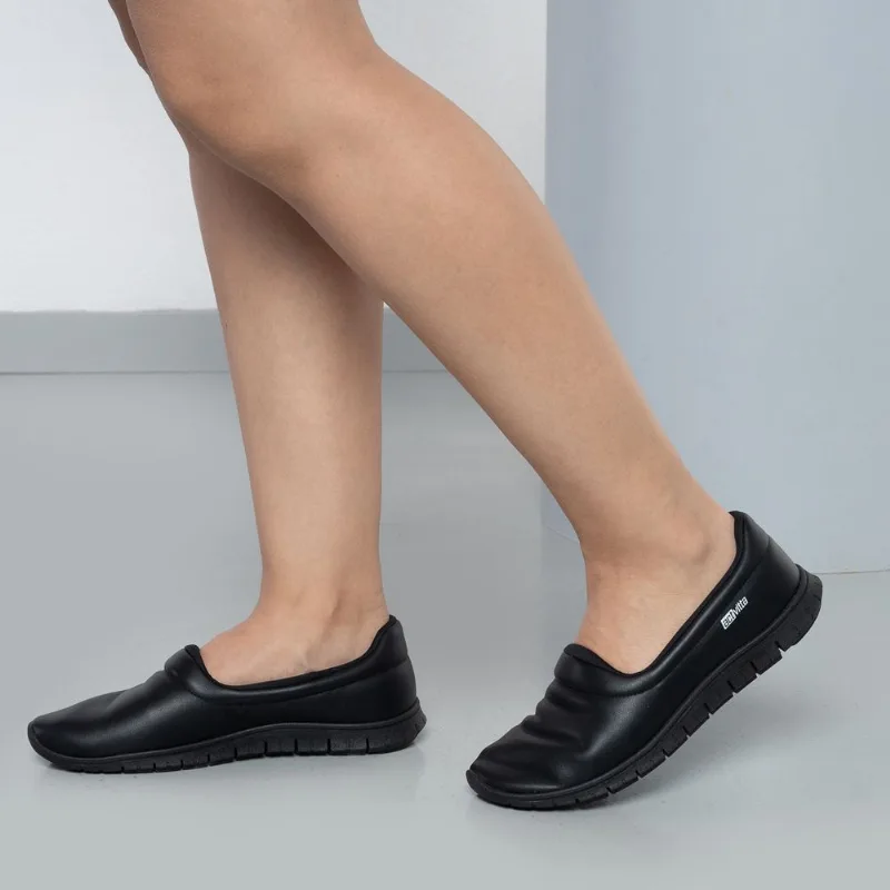 Tênis Actvitta Slip On Feminino Preto 37