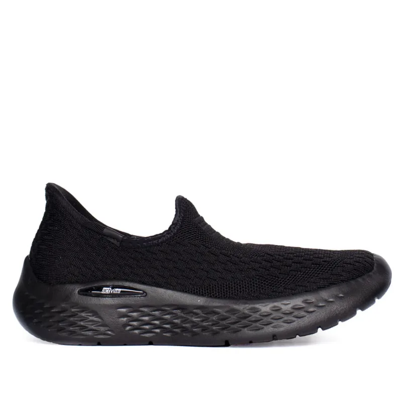 Tênis Feminino Actvitta Calce Fácil Knit Preto - 38