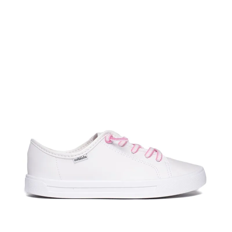 Tênis Infantil Molekinha Casual Napa Branco - 26