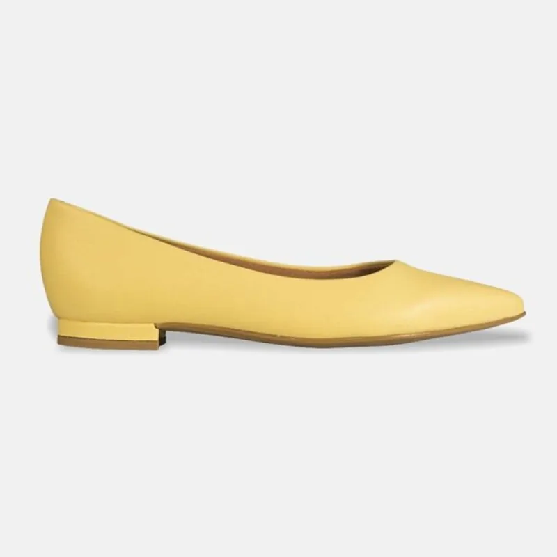 Sapatilha Vizzano Bico Fino Salto Baixo Pelica 1206.200.7286 37 / Amarelo