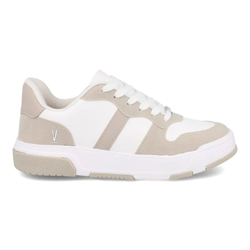 Tênis Vizzano Casual Camurça Branco Feminino 38