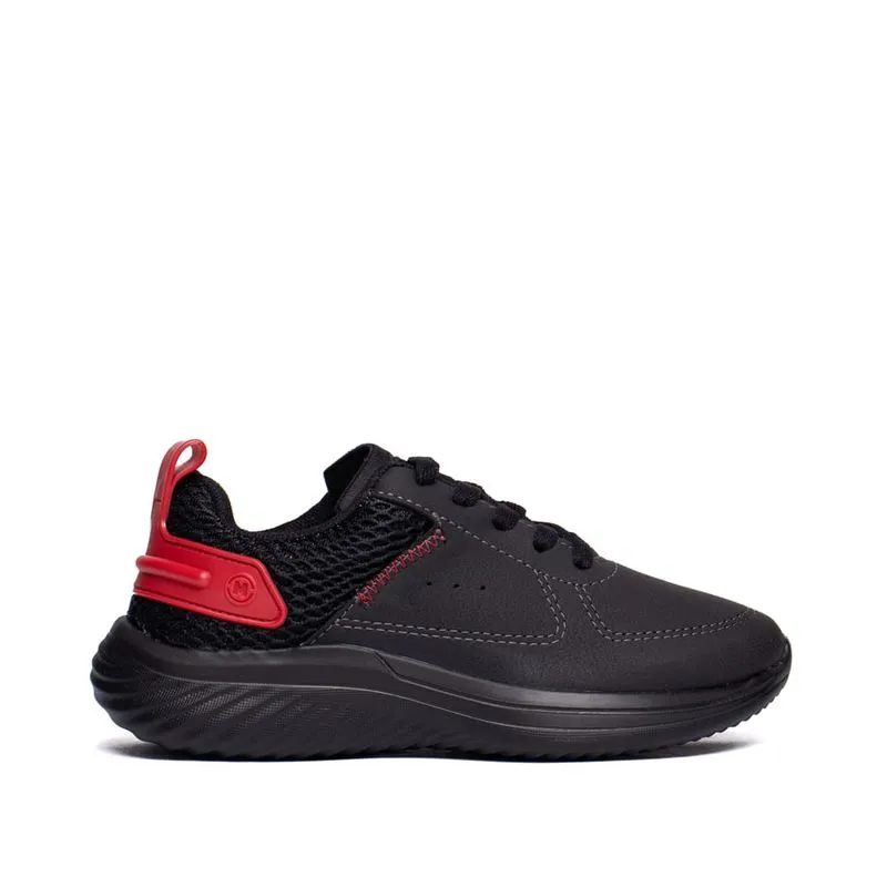 Tênis Infantil Molekinho Napa Floather Preto/vermelho - 29