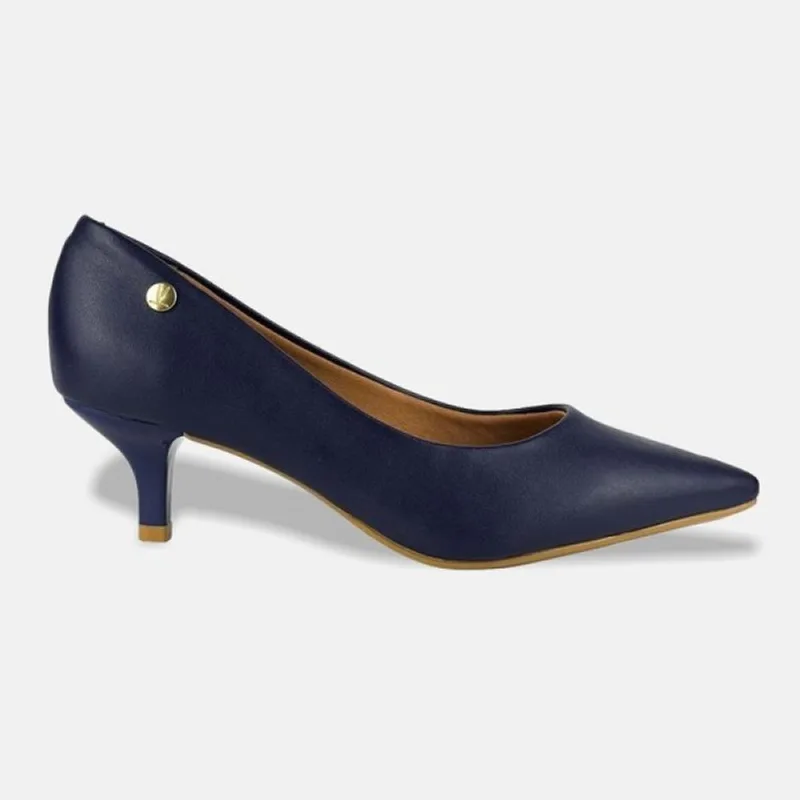 Sapato Scarpin Vizzano Bico Fino Pelica - 1122.828.7286 36 / Azul Marinho