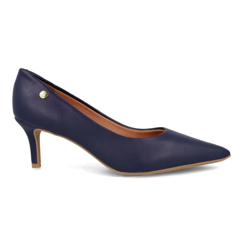 Sapato Vizzano Scarpin Salto Fino Feminino Marinho 38
