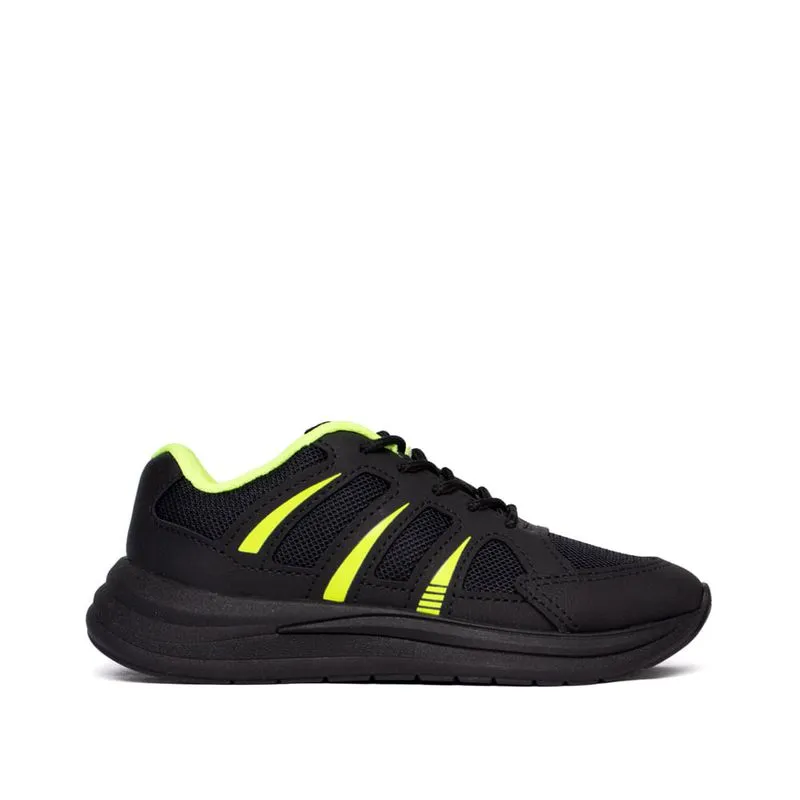 Tênis Infantil Molekinho Napa Preto/Verde - 32
