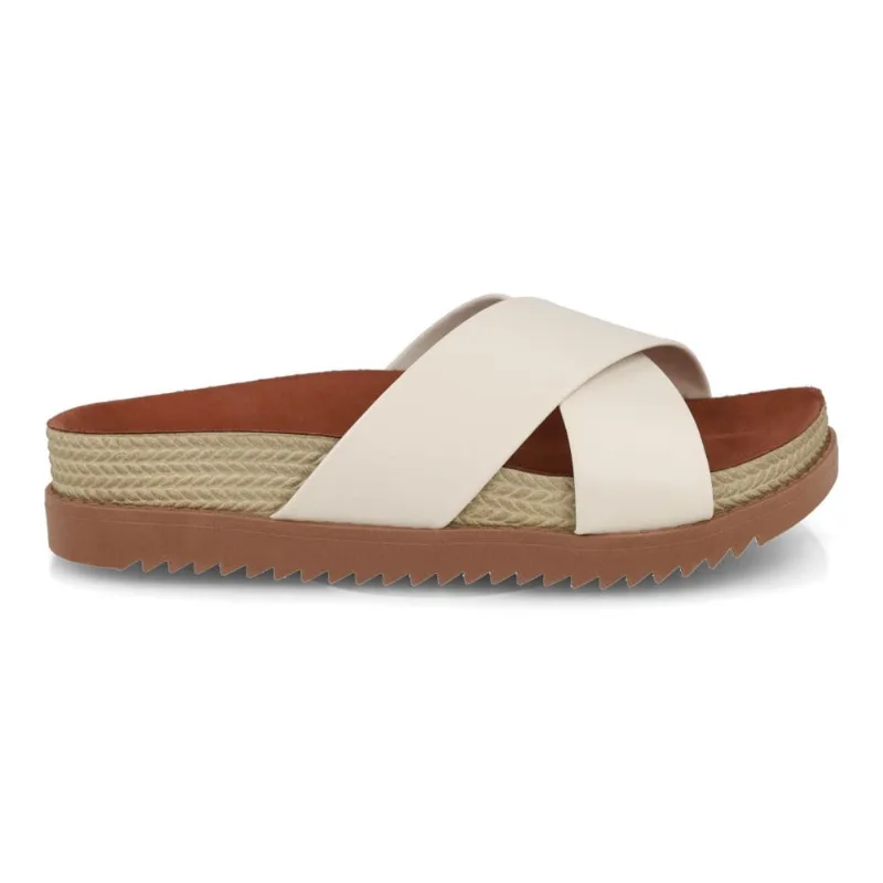 Tamanco Moleca Plataforma Baixa Feminino Branco 40