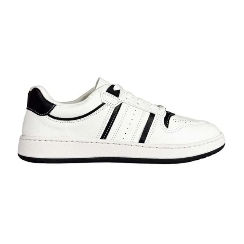 Tênis Vizzano Casual com Listras Laterais 34 / Branco/Preto