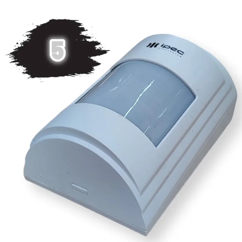 05 Sensor ipec Infravermelho De Alarme Com Fio Interno