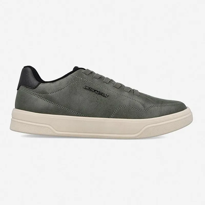 Tênis Casual West Coast Tucson Verde e Creme Calce Fácil 42