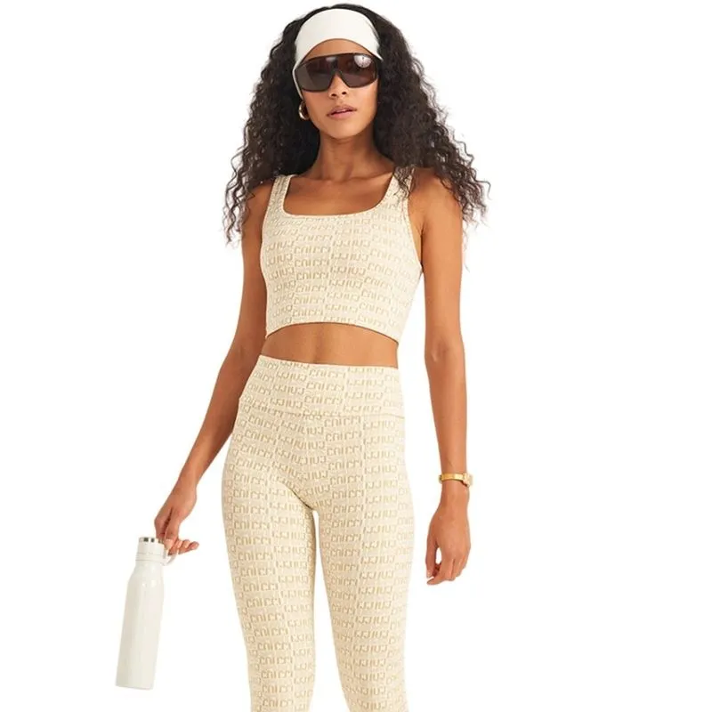Top Colcci Slim Performance Jacquard Bege Feminino M / Bege