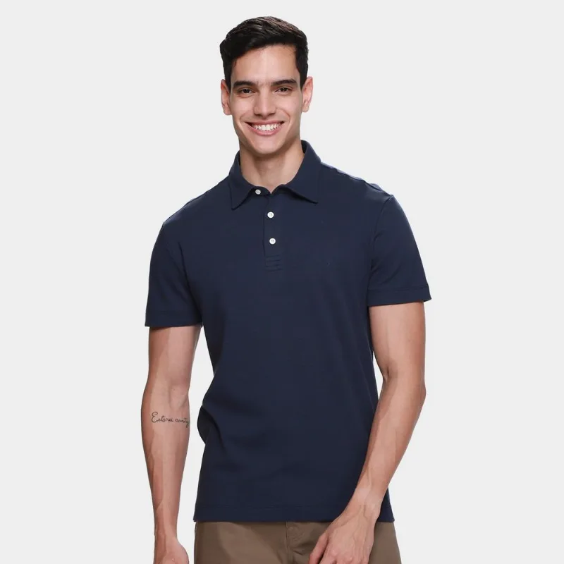 Camisa Polo Forum Casual Masculina - Masculino - Azul