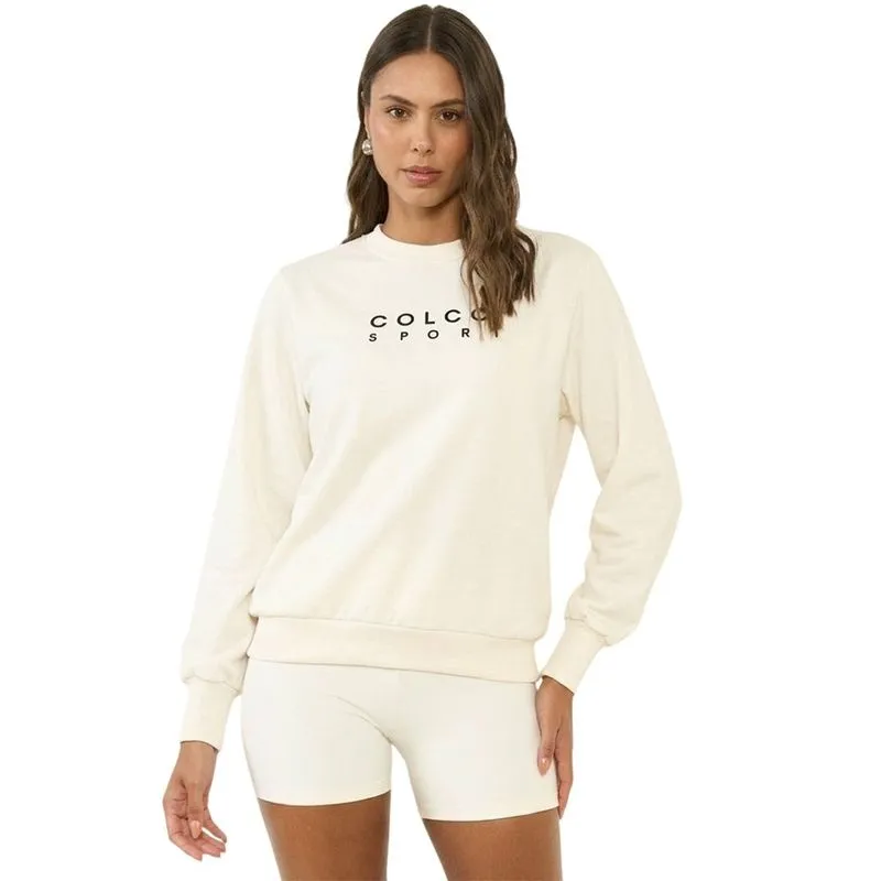 Moletom Colcci Comfort Fit Off Natural Feminino G / Branco