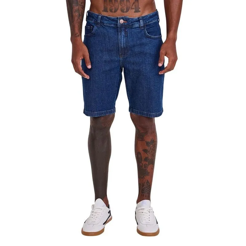 Bermuda Colcci Jeans Davi Azul Escura Masculina 38 / Azul
