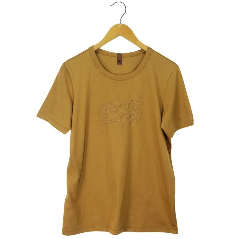 Camiseta Colcci Marrom Feminina GG / Marrom