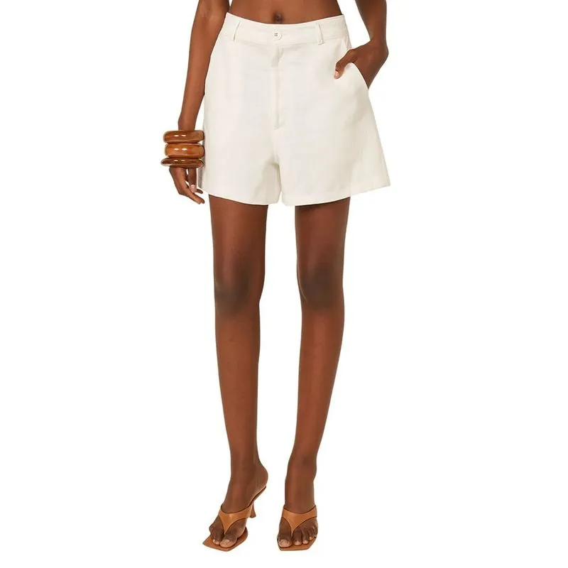 Shorts Colcci Alfaiataria Joana Off Shell Feminino P / Branco