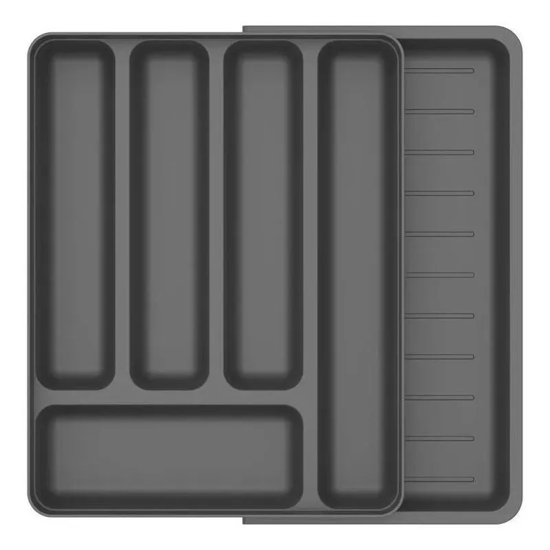 2x Organizador De Utensilios C/extensor Cozinha Gaveta Ou Co