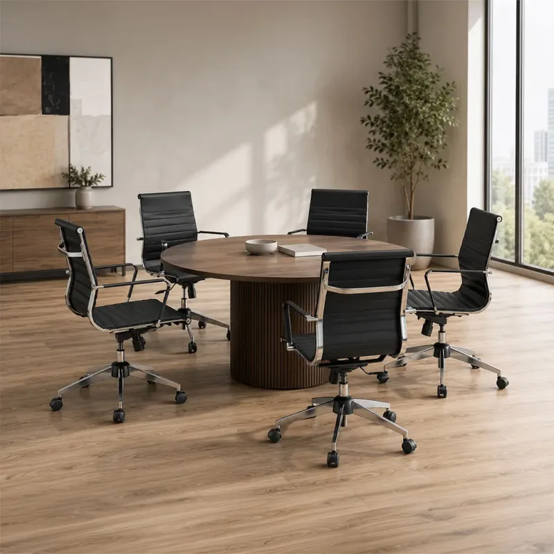Cadeira Escritório Aris Diretor Soft Kit 5 Unidades Plaxmetal 5 Anos de Garantia Fabricação Nacional